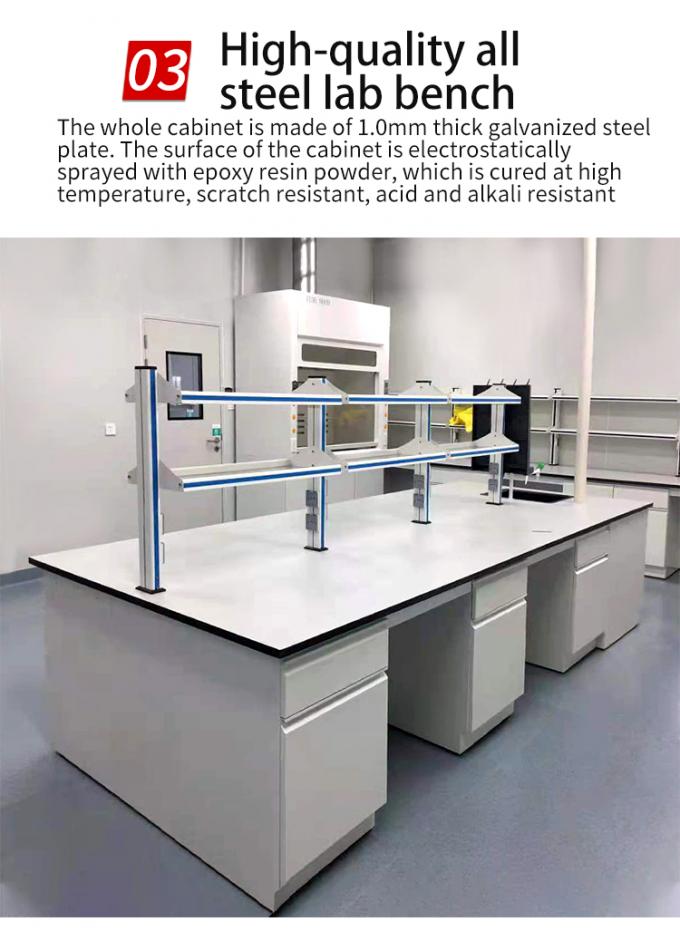 Produttori di banchi di laboratorio di chimica in acciaio di buona qualità e personalizzati per un funzionamento efficiente e affidabile 6