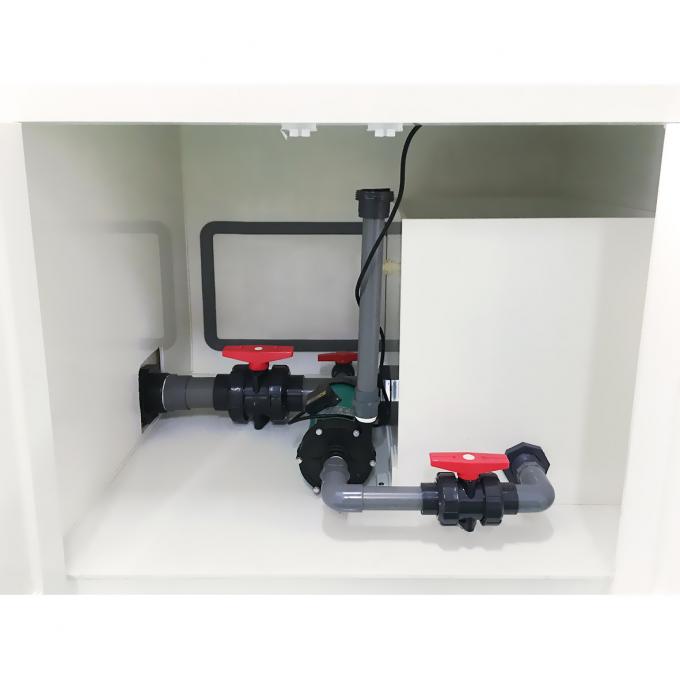 Cappuccio di laboratorio a parete con serbatoio di lavaggio a basso rumore 2