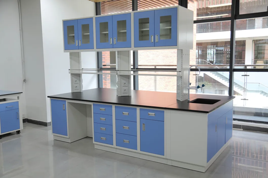 ultimo caso aziendale circa Banco da laboratorio di chimica in acciaio e legno personalizzato per l'Università per il Sig. Amer in Sudan nel 2023  0