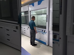 Cappuccio di scarico di laboratorio con rubinetto in PP e cappuccio di scarico del lavandino