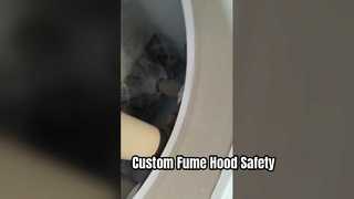 Uno sguardo più da vicino: cappe chimiche da laboratorio personalizzate con sistema di controllo manuale dell'azienda di lavaggio a umido