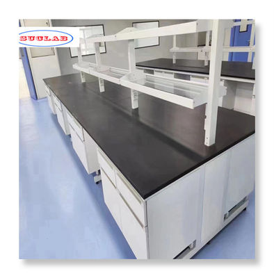 Standard Blue Chemistry Laboratory Furniture Laboratory Bench per operazioni di laboratorio efficienti