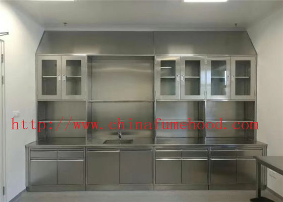 Buon prezzo Il laboratorio originale di colore di 3000*750*900 millimetro presenta la mobilia del laboratorio di acciaio inossidabile dei banchi da lavoro per l'ospedale e l'istituto universitario in linea