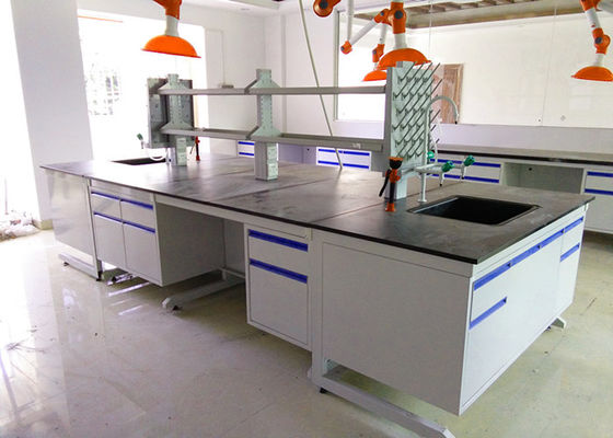 Buon prezzo Temperatura elevata di chimica dell'epossiresina anti di laboratorio della mobilia superiore del banco in linea