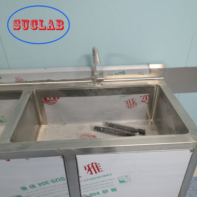 Buon prezzo Il laboratorio chimico inossidabile medico di acciaio inossidabile di uso dell'ospedale dei prezzi del lavandino del lavaggio di ResistanceHand scende il lavandino induttivo in linea