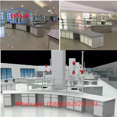 Buon prezzo Colore bianco di Multiscene di chimica del CE del laboratorio della stazione di lavoro durevole della mobilia in linea