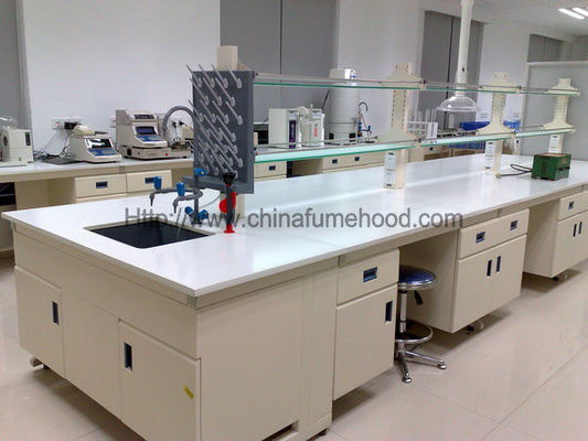 Buon prezzo Tabella dello strumento del laboratorio con lo scaffale del reagente per industria di sanità in linea