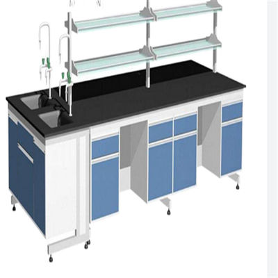 Buon prezzo Mobilia blu del laboratorio di chimica di Multiscene, banco di laboratorio inossidabile con i cassetti in linea