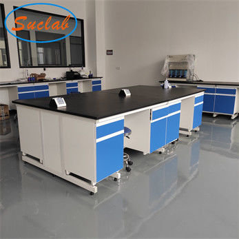 Buon prezzo Materiale di legno d'acciaio di laboratorio della Tabella resistente alla corrosione del banco impermeabile in linea