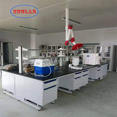 Buon prezzo Banco durevole impermeabile dell'isola del laboratorio, mobilia modulare del laboratorio di anti corrosione in linea