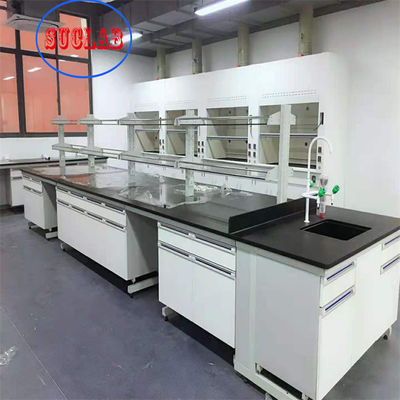 Buon prezzo Banchi di laboratorio modulari resistenti chimici con corrosione inossidabile di stoccaggio anti in linea