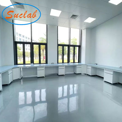 Buon prezzo Funzione resistente dell'alcali di Grey Modular Chemistry Lab Workbench multi in linea