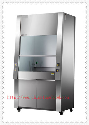 Buon prezzo 304 Acciaio inossidabile Cappuccio / Armadio di fumo di laboratorio Dimensioni standard in linea