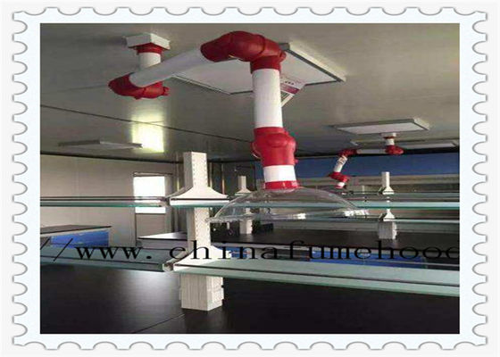 Buon prezzo Resistente chimico multiuso dei cappucci del vapore del braccio dell'estrattore del laboratorio pp in linea