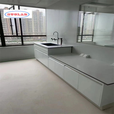 Buon prezzo White Lab Workbench - 2 compartimenti per applicazioni versatili in linea