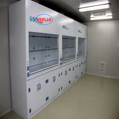 Buon prezzo 400m3/h Flusso d'aria PP Cappuccio chimico Cappuccio di laboratorio in linea