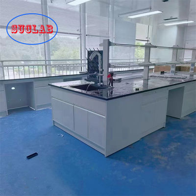 Buon prezzo Banco di laboratorio di chimica applicata con cassetti con rotaia silenziosa e presa multifunzionale in linea