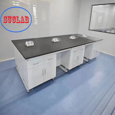 Buon prezzo Tabelle di laboratorio ignifughe con superficie di lavoro in resina fenolica laminata resistente a sostanze chimiche in linea
