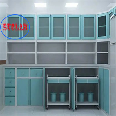 Buon prezzo Full Steel Ospedale Clinica Arredamento gabinetto di trattamento Cerniera 110 Grado L 3000*W 600*H 850-900mm in linea