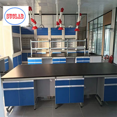 Buon prezzo Laboratorio di chimica resistente al fuoco banco di lavoro di laboratorio di Malesia con superficie resistente a sostanze chimiche in linea