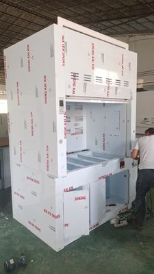 Buon prezzo Explosion-proof Fume Hood with Wet Scrubber Maker Airflow 100m3/h Safety System Anti-static in linea