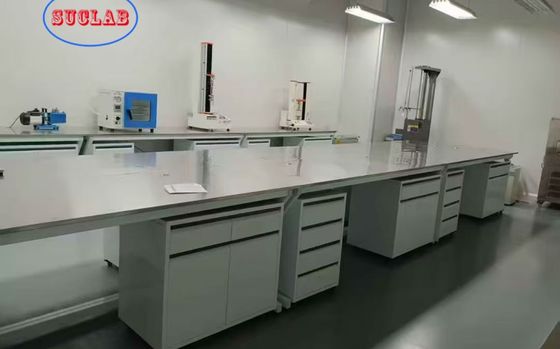 Buon prezzo Fabbriche di banchi da laboratorio di chimica durevoli con dimensioni personalizzabili e cerniera in acciaio in linea