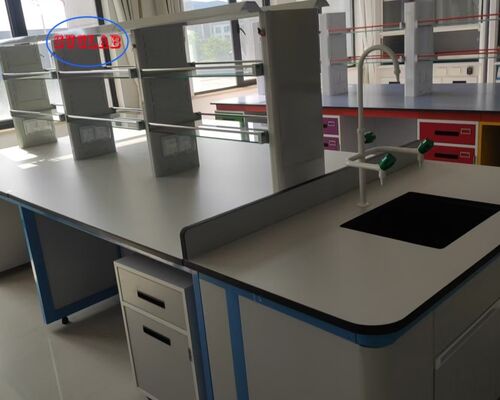Buon prezzo Banchi di laboratorio in acciaio a presa multifunzionale con dimensioni personalizzabili L1500 750 W 800 850 mm H in linea