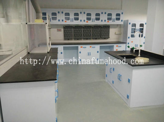 Buon prezzo mobilia del laboratorio di chimica di piano di lavoro di 8mm, Tabella materiale dell'isola dei pp per il laboratorio in linea