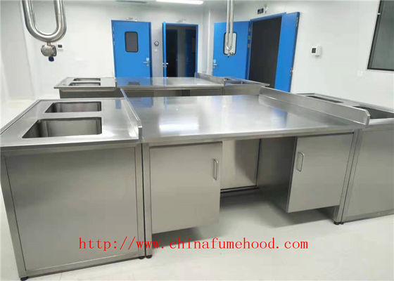 Buon prezzo Derectely fatto su misura banco da lavoro originale del laboratorio di colore produttore della mobilia del laboratorio di acciaio inossidabile in linea