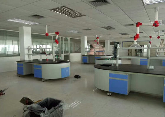 Buon prezzo Acciaio/attrezzatura di legno del banco da lavoro della mobilia del laboratorio della scuola della struttura con la Rotaia di scorrimento silenziosa in linea