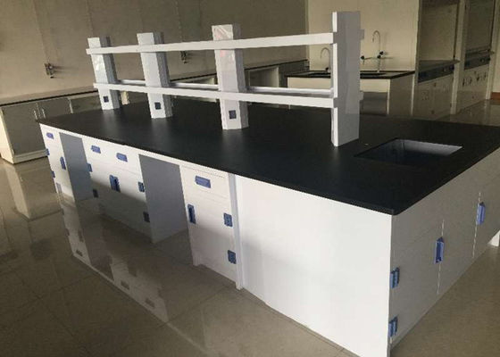 Buon prezzo Mobilia del laboratorio di chimica dell'istituto universitario/banco da lavoro d'acciaio del laboratorio con gli scaffali del reagente in linea