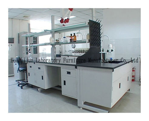 Buon prezzo Mobilia d'acciaio industriale del laboratorio, mobilia del banco da lavoro del laboratorio di chimica in linea