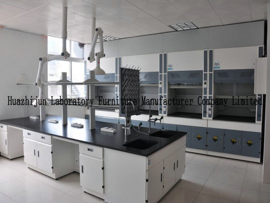 Buon prezzo Tabella regolabile del laboratorio della mobilia del laboratorio della scuola di pH alta con lo scaffale del reagente e l'alimentazione elettrica in linea