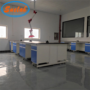 Buon prezzo La nuova progettazione su misura ha reso a banco di laboratorio di dimensione più forte Chmeical fornitori resistenti della mobilia del banco di laboratorio in Cina in linea