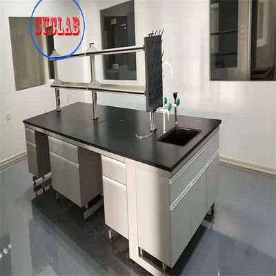 Buon prezzo Acciaio bianco blu su misura e produttori di legno di Workench del laboratorio della mobilia del laboratorio di chimica in linea