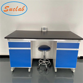 Buon prezzo Mobilia antiruggine del banco da lavoro del laboratorio ISO9001, banchi di laboratorio di legno d'acciaio di ingegneria in linea