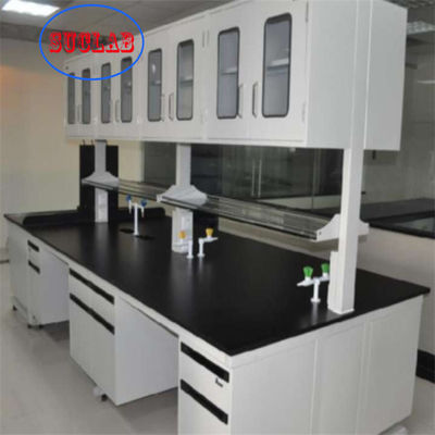 Buon prezzo L'OEM ha personalizzato il prezzo chimico della stazione di lavoro del laboratorio della struttura d'acciaio della resistenza acida completa dell'alcali in linea