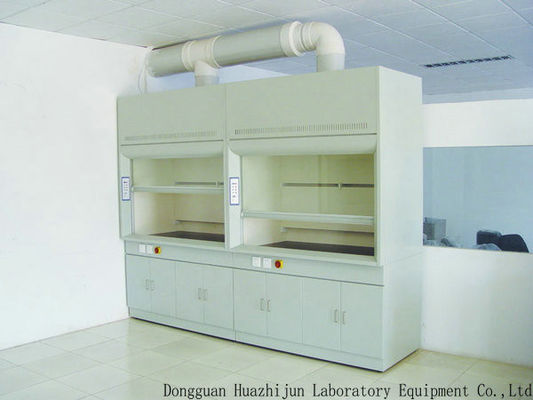 Buon prezzo Lamini a freddo il vapore d'acciaio Hood Laboratory Equipment, acido resistono al cappuccio dello sfiato del laboratorio in linea