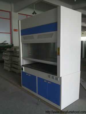 Buon prezzo La finestra di vetro temperata 5mm chimica del cappuccio dello sfiato del laboratorio della scuola con i pp affonda in linea