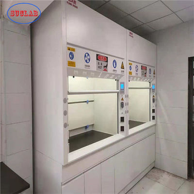 Buon prezzo Mobilia e cappucci acidi modulari del laboratorio di digestione di piano di lavoro ceramico della struttura di acciaio di alta efficienza in linea