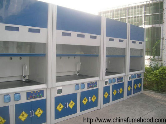 Buon prezzo Cappuccio di fumo di laboratorio in FRP di alto livello progettato per il progetto di sistema di ventilazione di laboratorio in linea