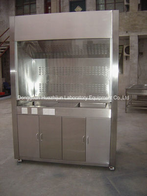 Buon prezzo Canalizzazione inossidabile della cappa 0.3KW, anti vapore Hood Chemistry di corrosione in linea