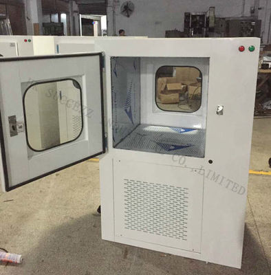 Buon prezzo Attrezzatura standard della stanza pulita, alimentazione elettrica dinamica della scatola di passaggio della cascata di particelle 220V/50Hz in linea