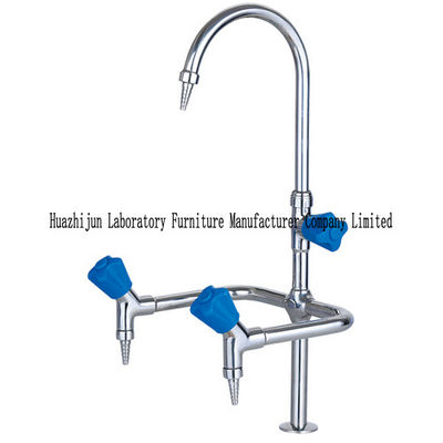 Buon prezzo La piattaforma ha montato i montaggi del laboratorio, rubinetti di acqua resistenti chimici del laboratorio degli ss in linea