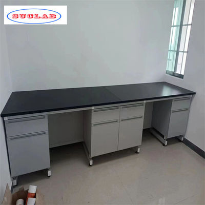 Buon prezzo Mobili di laboratorio per la chimica del legno Banchiere isola di laboratorio Soluzione personalizzabile per laboratori in linea