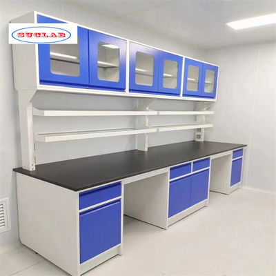 Buon prezzo Bench di laboratorio in acciaio completo per ospedali a misura con imballaggio in compensato per l'esportazione in linea