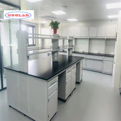 Buon prezzo Banchetto di laboratorio bianco - come disegno Numero di fori come specificato in linea