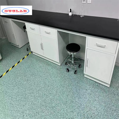 Buon prezzo Come disegno banco di lavoro di laboratorio di chimica Numero di compartimenti e armadi in linea