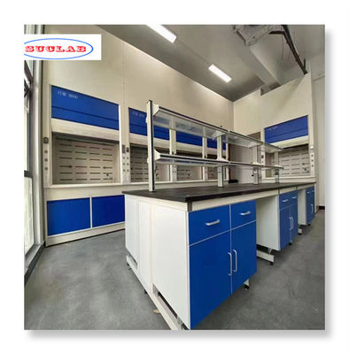 Buon prezzo 120cm x 60cm x 90cm banco di laboratorio di chimica con stile moderno e alta sicurezza in linea