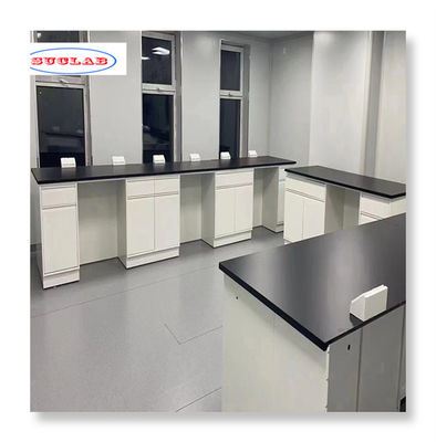 Buon prezzo Banchetto di laboratorio di chimica versatile con comodi cassetti di stoccaggio 120cm x 60cm x 90cm in linea